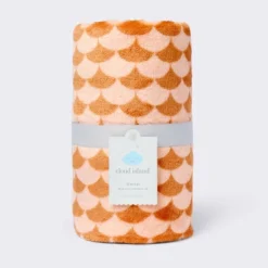 Orange Scallop Halloween Baby Blanket - Cloud Island™ -Little Luxe Store GUEST b5b7454c a399 4fa0 8089 024e6b2a6f59