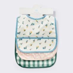 Water Resistant Bibs - 3pk - Floral/Checkerboard - Cloud Island™ 6 Water Resistant Bibs - 3pk - Floral/Checkerboard - Cloud Island™ -Little Luxe Store GUEST ba9a7360 04a4 4423 9e01 09621e5e602b