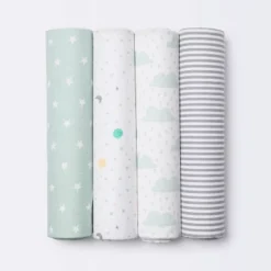 Flannel Baby Blankets Space - Cloud Island™ 4pk 5 Flannel Baby Blankets Space - Cloud Island™ 4pk -Little Luxe Store GUEST bb39f5fc b71d 452d a9c3 4dbfec650999