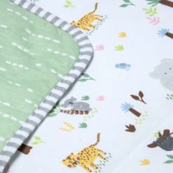Jersey Knit Reversible Baby Blanket Jungle Animals - Cloud Island™ Gray/Green 7 Jersey Knit Reversible Baby Blanket Jungle Animals - Cloud Island™ Gray/Green -Little Luxe Store GUEST bd249f9c fccc 4c00 a35b 839d31e21f7d