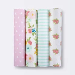 Flannel Baby Blankets Floral Fields 4pk - Cloud Island™ 5 Flannel Baby Blankets Floral Fields 4pk - Cloud Island™ -Little Luxe Store GUEST bea48922 f11a 41ab a5c9 ccbf1674a426