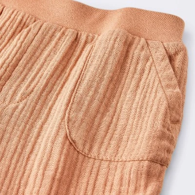 Baby Boys' Rust Striped Pocket T-Shirt & Shorts Set - Cloud Island™ Brown 3 Baby Boys' Rust Striped Pocket T-Shirt & Shorts Set - Cloud Island™ Brown - Image 3