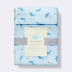 Cotton Fitted Crib Sheet - Whales - Cloud Island™ -Little Luxe Store GUEST c1858c61 b97a 4f01 b998 179761bdc3de