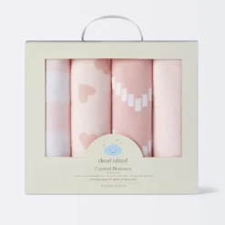 Flannel Baby Blanket - Pink Hearts And Chevron - Cloud Island™ -Little Luxe Store GUEST c7986e46 478d 4038 a86c f5f079611906