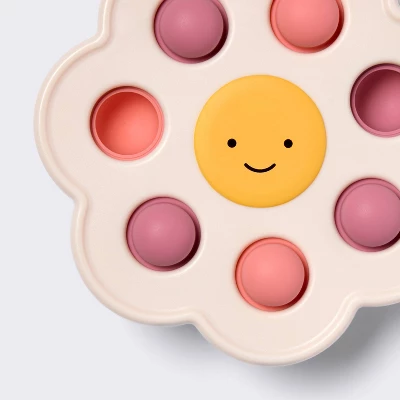 Silicone Pop-it Baby Toy - Flower - Cloud Island™ 2 Silicone Pop-it Baby Toy - Flower - Cloud Island™ - Image 2