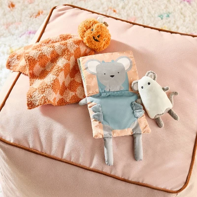 Mouse Halloween Soft Book For Babies - 2pk - Cloud Island™ 1 Mouse Halloween Soft Book For Babies - 2pk - Cloud Island™