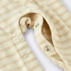 Baby Jacquard Checkered Romper & Hat - Cloud Island™ Tan -Little Luxe Store GUEST cbe3be61 55d1 45bb b1c4 e62040aa7e3f