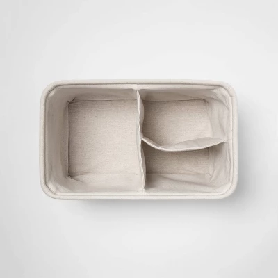 Decorative Basket - Cloud Island™ Large Quilted Bin Off White 2 Decorative Basket - Cloud Island™ Large Quilted Bin Off White - Image 2