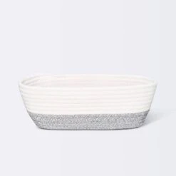 Oval Coiled Rope Bin With Color Band - Cloud Island™ -Little Luxe Store GUEST d0f3c126 afc0 445e 811e 9c138537a9c6