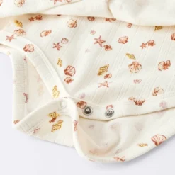 Baby Girls' Costal Ribbed Romper - Cloud Island™ White -Little Luxe Store GUEST d1c95d2d 4579 4cf2 b951 80bca9da385e