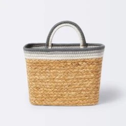Wall Hanging Natural Woven Basket With Coiled Rope Handle - Cloud Island™ 8 Wall Hanging Natural Woven Basket With Coiled Rope Handle - Cloud Island™ -Little Luxe Store GUEST d3402a74 bf8b 4a33 bac7 73e06cbb8ee2