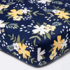 Fitted Crib Sheet Meadow - Cloud Island™ - Navy Floral -Little Luxe Store GUEST d4ed7dab ab75 4af3 aeec 9bf729e09db0