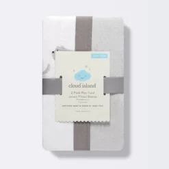Fitted Play Yard Jersey Sheet 2pk - Cloud Island™ Two By Two Animals And Solid Gray 6 Fitted Play Yard Jersey Sheet 2pk - Cloud Island™ Two By Two Animals And Solid Gray -Little Luxe Store GUEST d7ed5c01 9b59 46ac 9e87 f025d521d45d