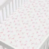 Crib Fitted Sheet Flamingos - Cloud Island™ - Pink/White