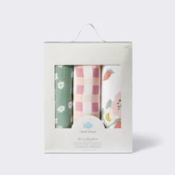 Muslin Swaddle Baby Blanket - Floral Gingham - 3pk - Cloud Island™ 6 Muslin Swaddle Baby Blanket - Floral Gingham - 3pk - Cloud Island™ -Little Luxe Store GUEST dc5c9b9f 5f40 4544 8170 5f803e704612