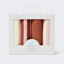 Flannel Baby Blankets - Warm Metallic - 4pk - Cloud Island™ 6 Flannel Baby Blankets - Warm Metallic - 4pk - Cloud Island™ -Little Luxe Store GUEST dea0672e a406 47d1 a047 2dc8467d77e5