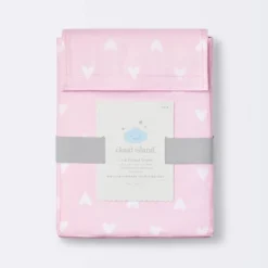 Fitted Crib Sheet Hearts - Cloud Island™ Pink -Little Luxe Store GUEST e40d6995 3c2f 41db 8f02 87362097c479