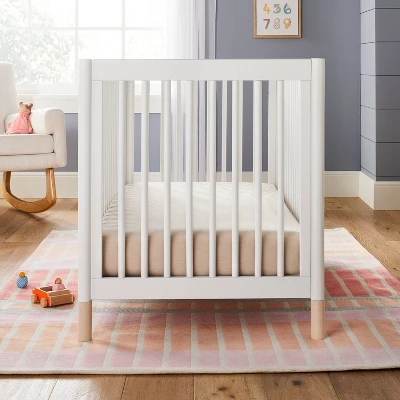 Polyester Rayon Fitted Crib Sheet - Stone - Cloud Island™ 1 Polyester Rayon Fitted Crib Sheet - Stone - Cloud Island™