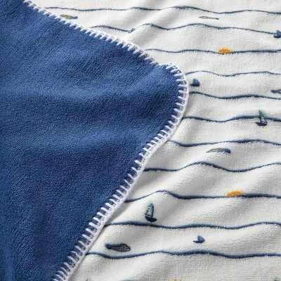 Plush Baby Blanket - Nautical - Cloud Island™ 2 Plush Baby Blanket - Nautical - Cloud Island™ - Image 2