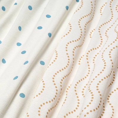 Fitted Jersey Crib Sheet - Dots & Squiggles - 2pk - Cloud Island™ 2 Fitted Jersey Crib Sheet - Dots & Squiggles - 2pk - Cloud Island™ - Image 2