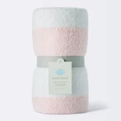 Chenille Stripe Baby Blanket - Light Pink And White Stripe - Cloud Island™ 5 Chenille Stripe Baby Blanket - Light Pink And White Stripe - Cloud Island™ -Little Luxe Store GUEST e7ed652e 5f3d 44b9 b947 500598d9e242