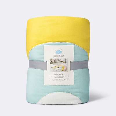 Quilted Floor Blanket And Playmat - Rainbow - Cloud Island™ 4 Quilted Floor Blanket And Playmat - Rainbow - Cloud Island™ - Image 4