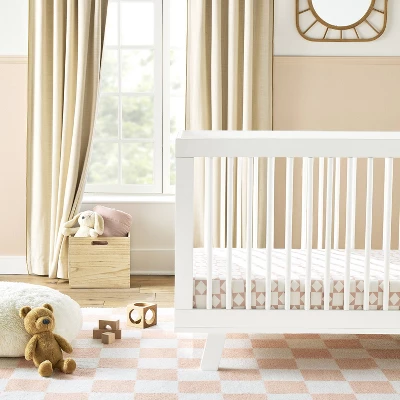 Fitted Jersey Crib Sheet - Ditsy Rose - 2pk - Cloud Island™ 1 Fitted Jersey Crib Sheet - Ditsy Rose - 2pk - Cloud Island™