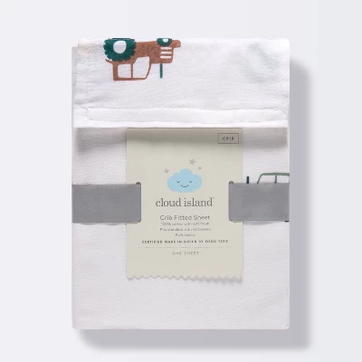 Fitted Crib Sheet - Cloud Island™ Transportation 4 Fitted Crib Sheet - Cloud Island™ Transportation - Image 4