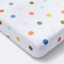 Cotton Fitted Crib Sheet - Multidot - Cloud Island™ -Little Luxe Store GUEST ebd4b343 8cec 4668 b1b8 796350a7b262