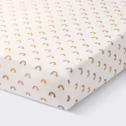Cotton Fitted Crib Sheet - Rainbows - Cloud Island™ -Little Luxe Store GUEST ecdb9d93 7588 4940 820b 4cd4acfb82a7