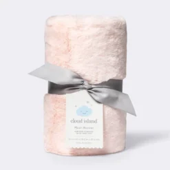 Solid Satin Edge Plush Blanket - Cloud Island™ Pink 5 Solid Satin Edge Plush Blanket - Cloud Island™ Pink -Little Luxe Store GUEST f12ad3df 7d70 4168 9c35 37ff926dab47