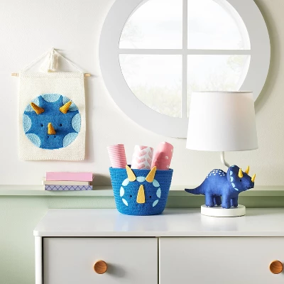 Coiled Rope Forest Animal Small Round Storage Basket - Dinosaur - Cloud Island™ 1 Coiled Rope Forest Animal Small Round Storage Basket - Dinosaur - Cloud Island™