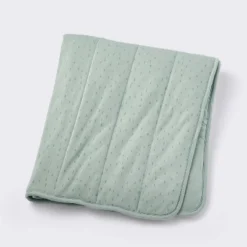 Rayon From Bamboo Jersey Quilted Blanket - Dashes - Green - Cloud Island™ -Little Luxe Store GUEST f7b6ded4 39e4 49f2 a932 bbe772c7a1d4