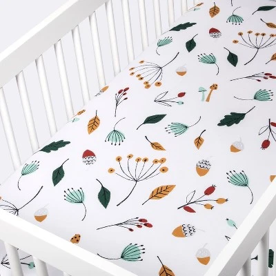Fitted Crib Sheet Foilage - Cloud Island™ 2 Fitted Crib Sheet Foilage - Cloud Island™ - Image 2